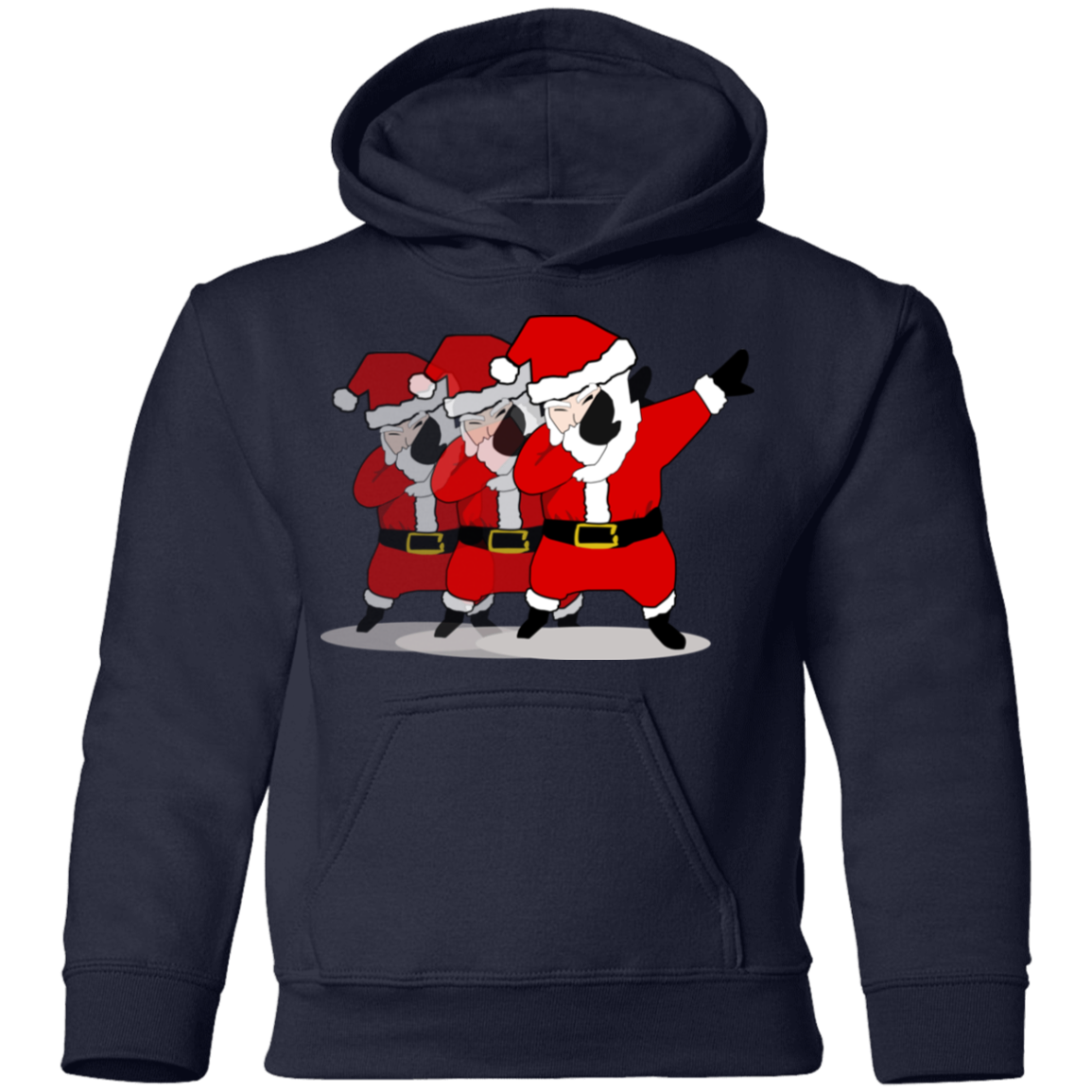 Cool Awesome Dabbing Santa Youth Pullover Hoodie - DNA Trends