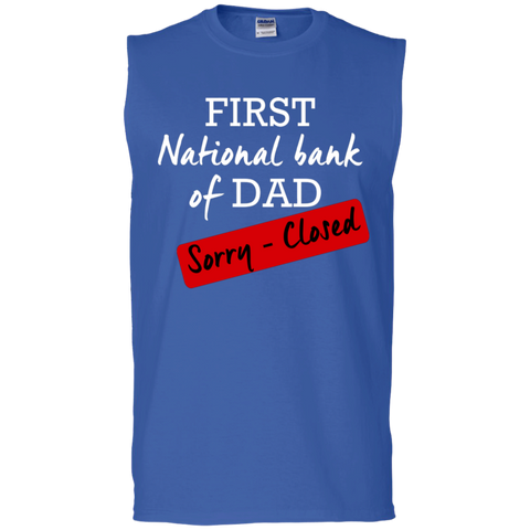 Image of National Bank of Dad Sleeveless T-Shirt - DNA Trends