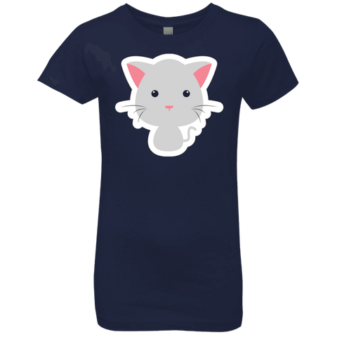 Image of Cute Kitty Girls' Princess T-Shirt - DNA Trends