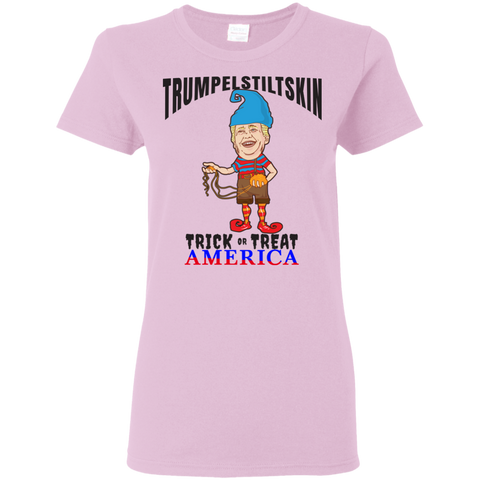 Image of Trumpelstiltskin Trick Or Treat America T-Shirt Halloween Clothes (Women) - DNA Trends