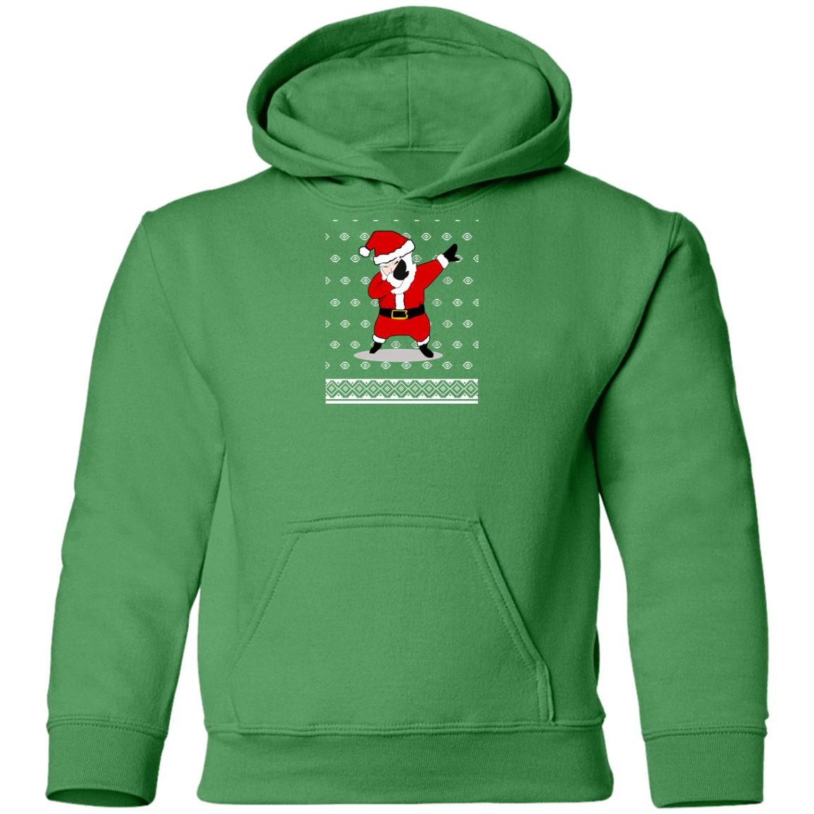 Cool Dabbing Santa Youth Pullover Hoodie - DNA Trends