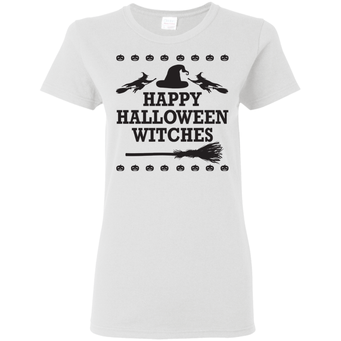 Happy Halloween Witches T-Shirt Halloween Clothing (Women) - DNA Trends