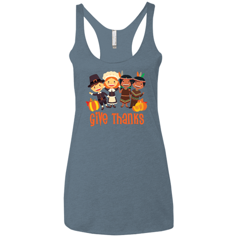 Image of Thanksgiving Racerback Tank - DNA Trends