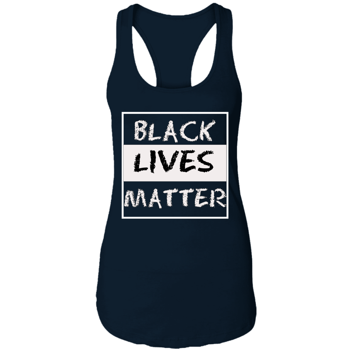 Black Lives Matter Ladies Racerback Tank - DNA Trends