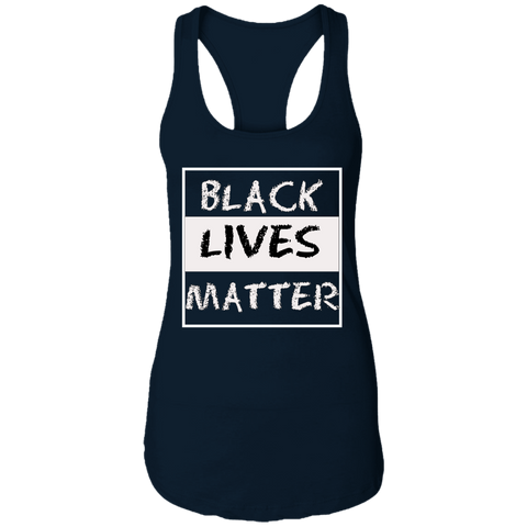 Image of Black Lives Matter Ladies Racerback Tank - DNA Trends