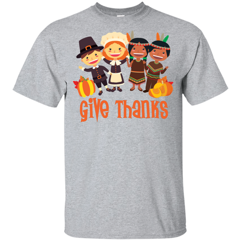 Image of Cool Give Thanks Youth Ultra Cotton T-Shirt - DNA Trends