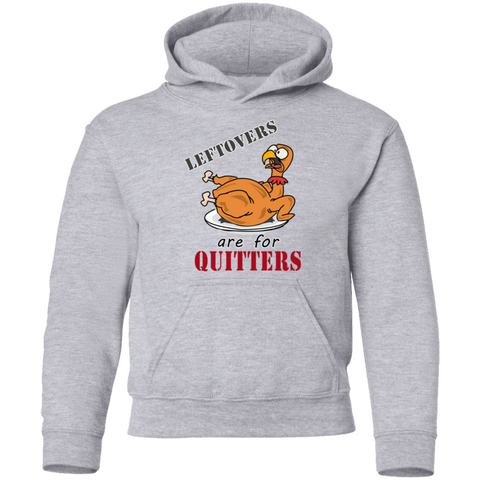 Image of Leftovers are for Quitters Thanksgiving Pullover Hoodie(Boys) - DNA Trends