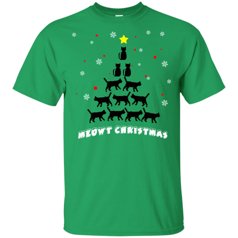 Image of Meowy Christmas Youth Ultra Cotton T-Shirt - DNA Trends