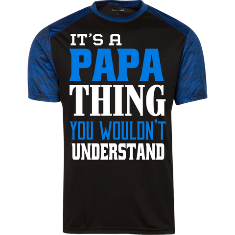 Image of It's A Papa Thing CamoHex T-Shirt - DNA Trends