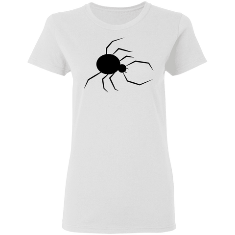 Image of Black Spider Halloween Costume Ladies' T-Shirt - DNA Trends