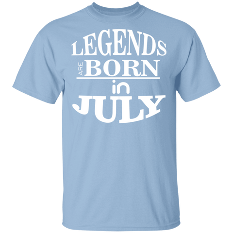 Image of Legends are Born in July T-Shirt - DNA Trends