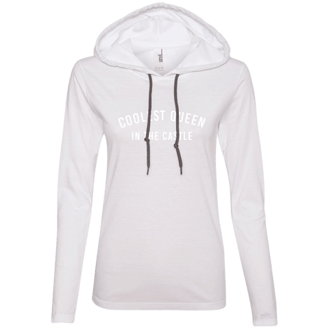 Image of Coolest Queen LS T-Shirt Hoodie - DNA Trends