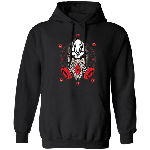 Image of Masked Zombie Halloween Costume Pullover Hoodie - DNA Trends