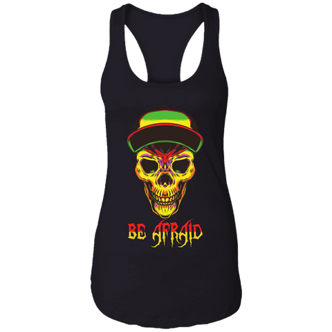 Image of Be Afraid Halloween Costume  Ladies Ideal Racerback Tank - DNA Trends