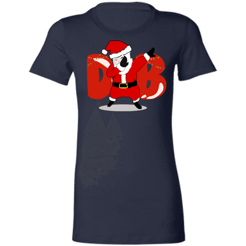Image of Amusing Dabbing Santa Ladies' SlimFit T-Shirt - DNA Trends