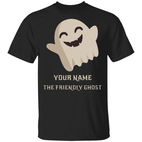 Image of Personalised Friendly Ghost Halloween Costume T-Shirt(Boys) - DNA Trends