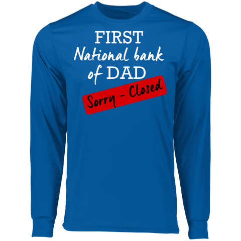 Image of National Bank of Dad LS T-Shirt - DNA Trends