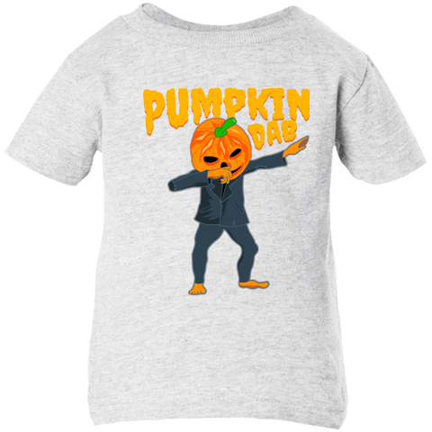 Image of Trendy Pumpkinhead Dab T-Shirt Halloween Clothing (Infants) - DNA Trends
