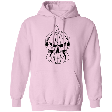 Image of Pumpkin Skull Halloween Costume Pullover Hoodie - DNA Trends