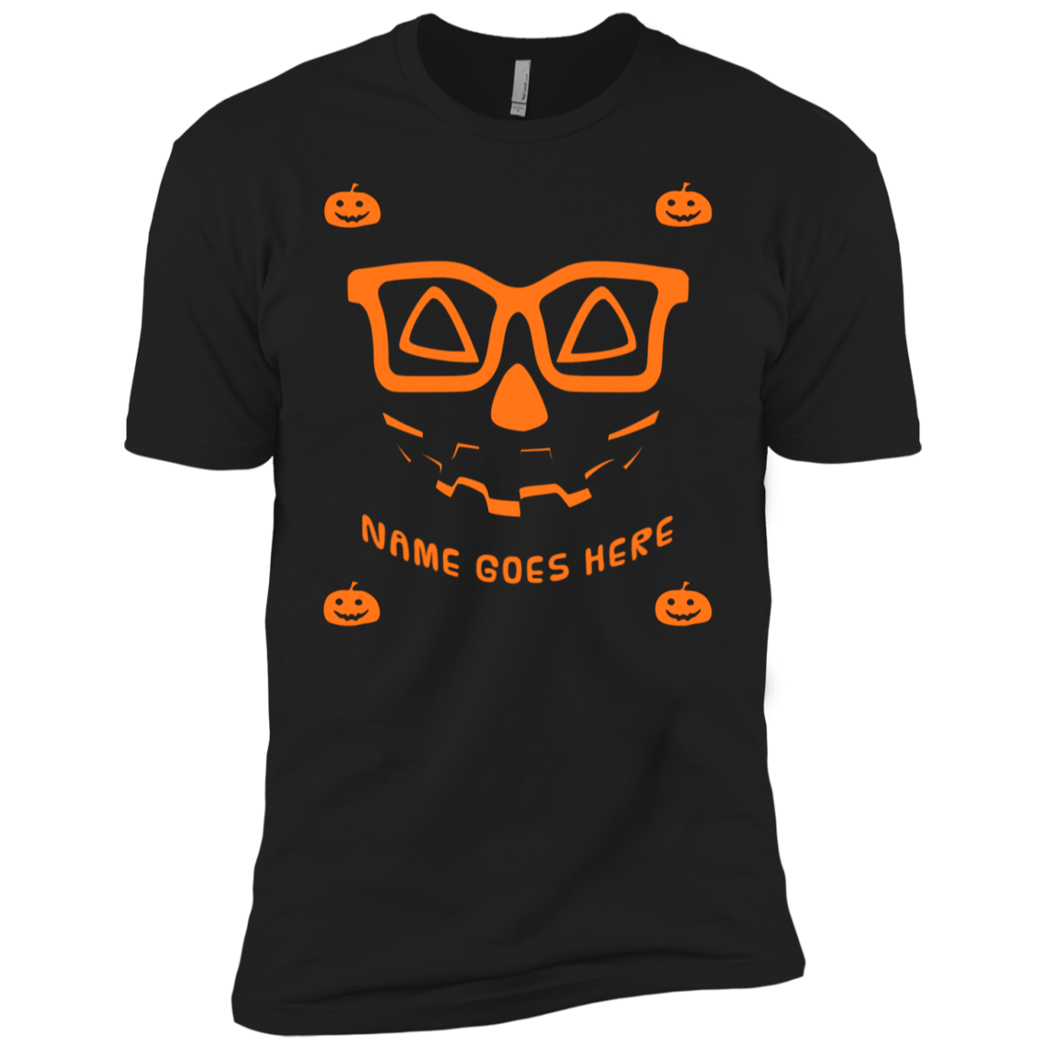 Creepy Nerd Pumpkin Halloween Costume  Boys' T-Shirt - DNA Trends