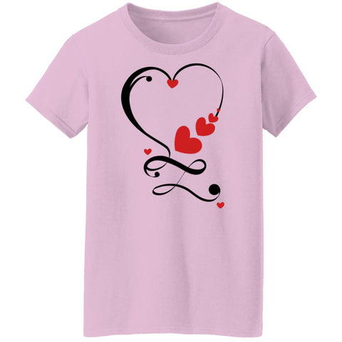 Image of Valentine Infinity(Forever) Love Ladies' T-Shirt