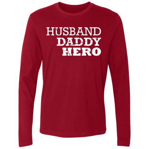 Image of Husband Daddy Hero Premium LS - DNA Trends