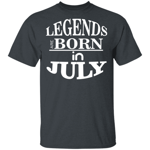 Image of Legends are Born in July T-Shirt - DNA Trends