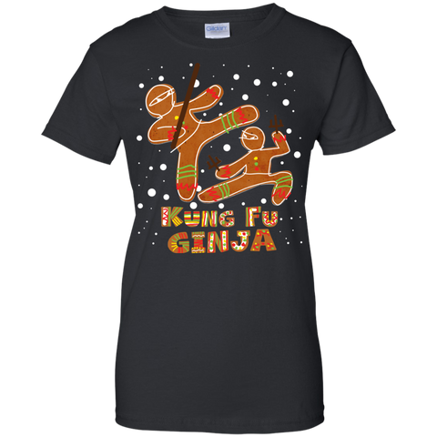 Image of Funny Kung Fu Ninja Ladies' 100% Cotton T-Shirt for This Christmas - DNA Trends