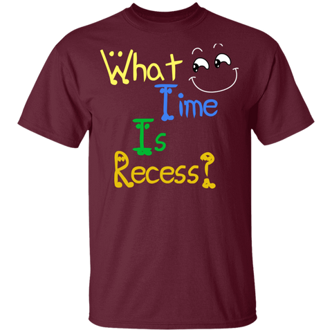 Image of What Time Is Recess - Back to School Youth T-Shirt - DNA Trends