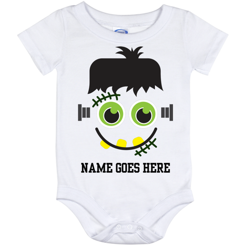 Image of Personalized Frankenstein Halloween Costume Baby Onesie (0-2 Years) - DNA Trends