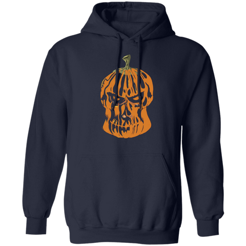 Image of Pumpkin-Skull Halloween Costume Pullover Hoodie - DNA Trends