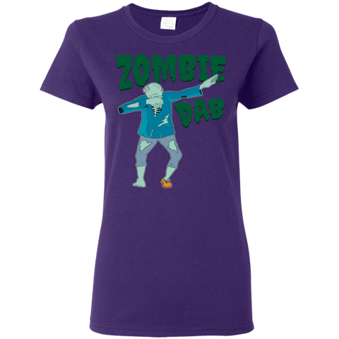 Image of Trendy Zombie Dab T-Shirt Halloween Tee (Women) - DNA Trends