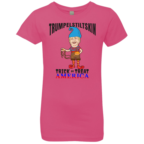 Image of Trumpelstiltskin Trick Or Treat America T-Shirt Halloween Clothes (Girls) - DNA Trends