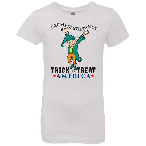 Image of Trumpelstiltskin Trick Or Treat America T-Shirt Halloween Clothing (Girls) - DNA Trends