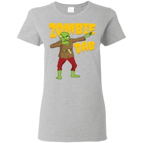 Image of Trendy Zombie Dab T-Shirt Halloween Tee (Women) - DNA Trends