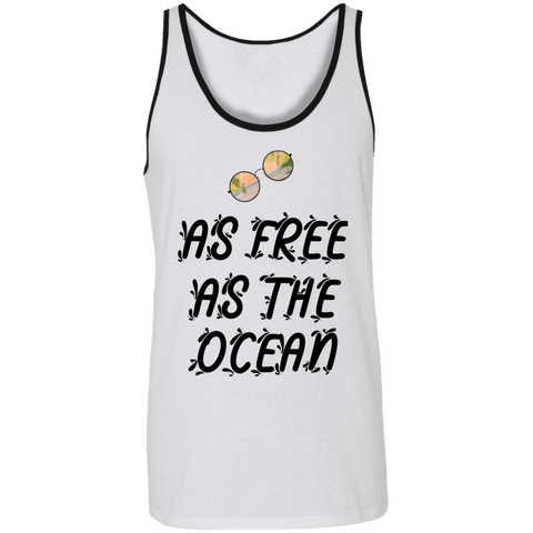 Image of As Free As The Ocean  Unisex SummrTank - DNA Trends