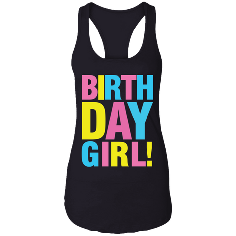 Image of Birthday Girl Ladies Ideal Racerback Tank - DNA Trends