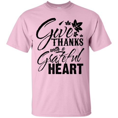 Image of Cool Give Thanks With a Grateful Heart Ultra Cotton T-Shirt - DNA Trends