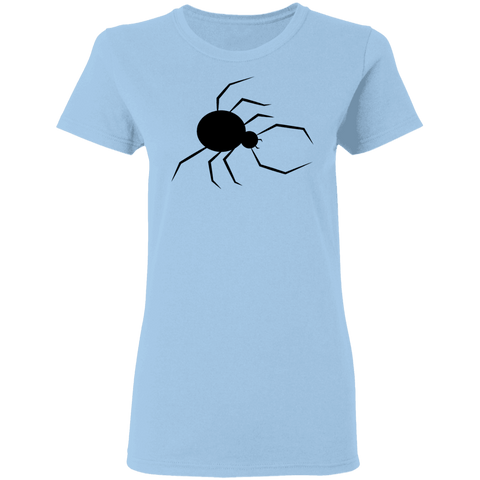 Image of Black Spider Halloween Costume Ladies' T-Shirt - DNA Trends