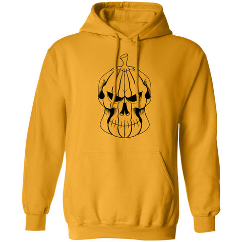 Image of Pumpkin Skull Halloween Costume Pullover Hoodie - DNA Trends