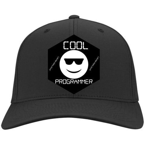 Image of The Cool Programmer Embroidery Twill Cap For Techies