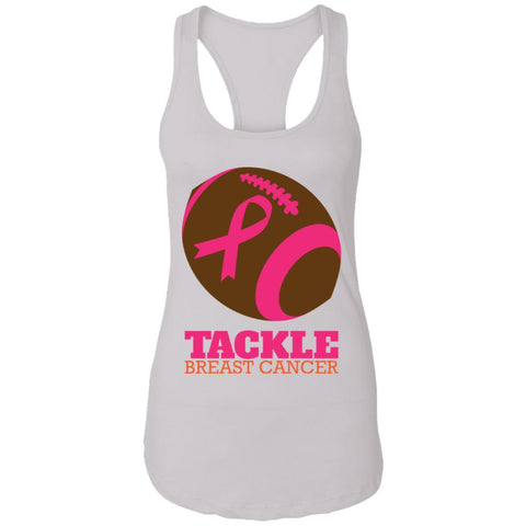Image of Tackle Breast Cancer Ladies Ideal Racerback Tank - DNA Trends