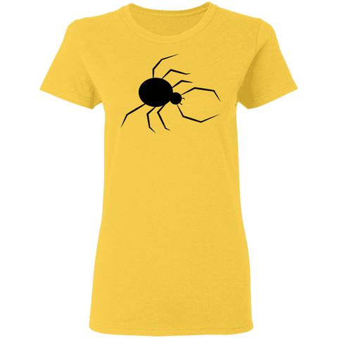 Image of Black Spider Halloween Costume Ladies' T-Shirt - DNA Trends