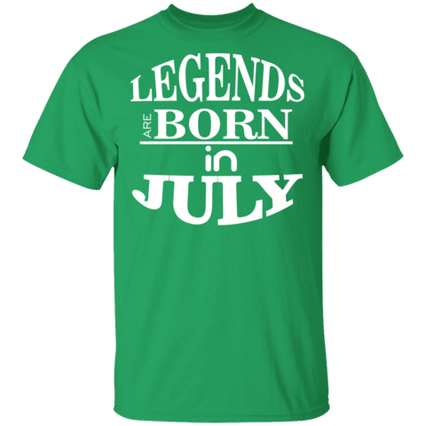 Image of Legends are Born in July T-Shirt - DNA Trends