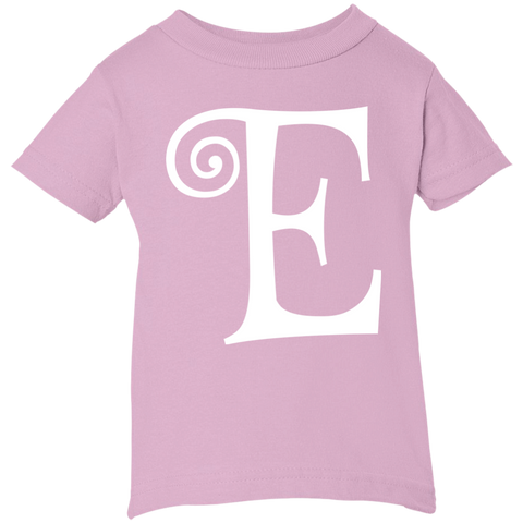 Image of Chipettes "E" Elenore Letter Print T-Shirts (Infants) - DNA Trends