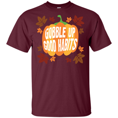 Image of Gobble Up Good Habits Youth Ultra Cotton T-Shirt - DNA Trends