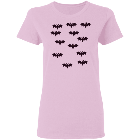Image of Bats Halloween Costume Ladies' T-Shirt - DNA Trends