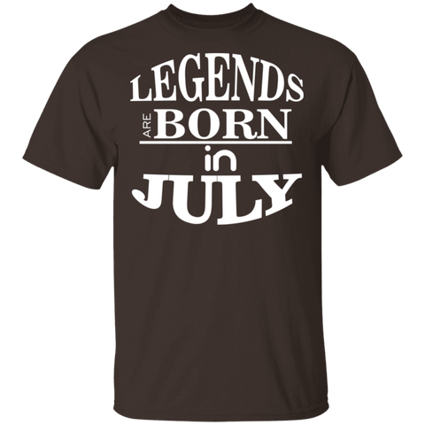 Image of Legends are Born in July T-Shirt - DNA Trends