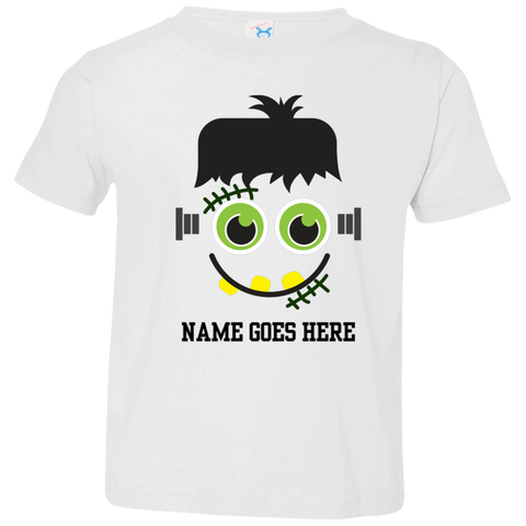 Image of Personalised Frankenstein  Halloween Costume T-Shirt(Toddler) - DNA Trends