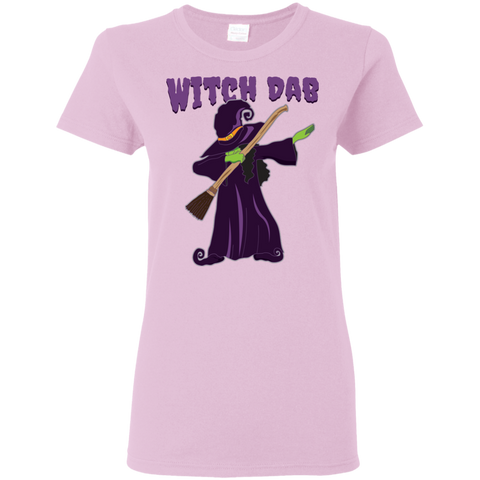 Image of Trendy Witch Dab T-Shirt Halloween Shirts (Women) - DNA Trends